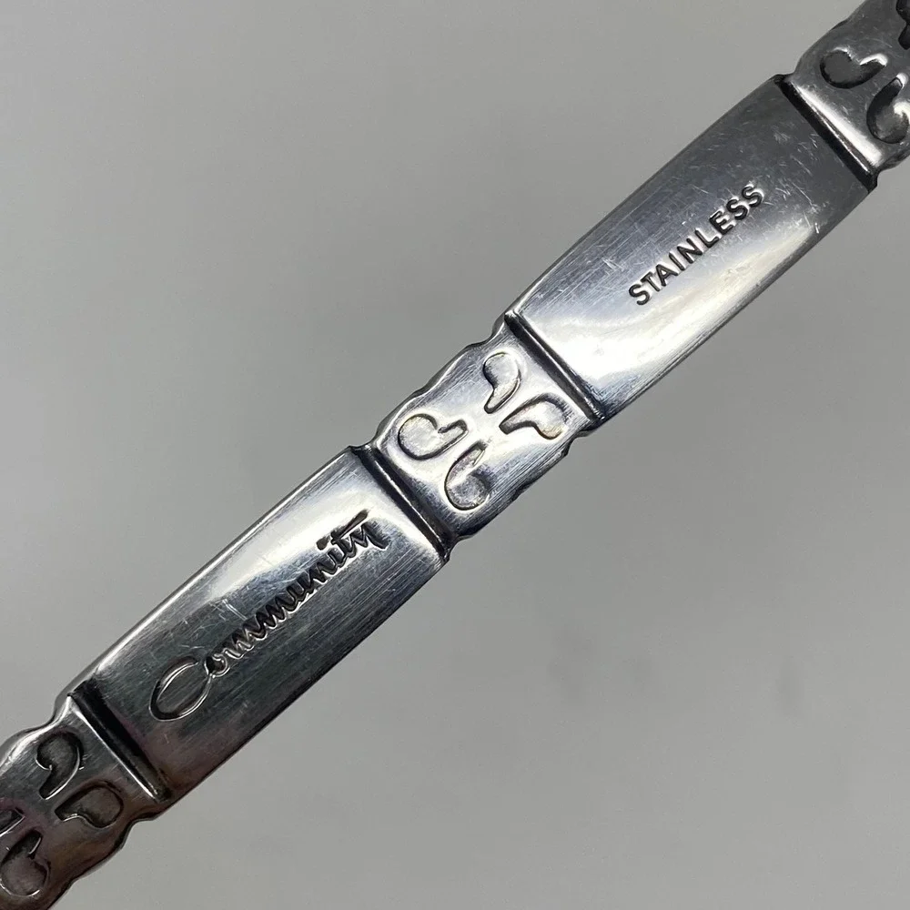 Vtg 90's Oneida Community 8.25in Tablespoon MADRID Nordic Crown Stainless Steel